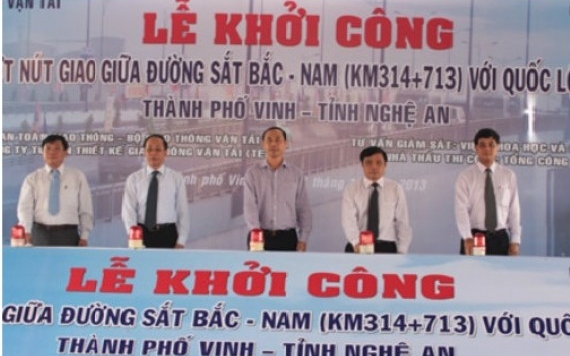 START CONSTRUCTION OF RAIL BRIDGE IN NGHE AN - Vinh Hung JSC