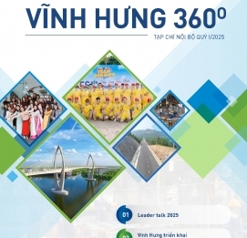 Tạp chí nội bộ Vĩnh Hưng 360 độ số Qúy 1 năm 2025 - VĨNH HƯNG JSC