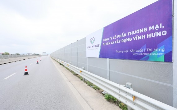 VĨNH HƯNG LẮP ĐẶT TƯỜNG CHỐNG ỒN TẠI MAI SƠN - QL45 - Vinh Hung JSC