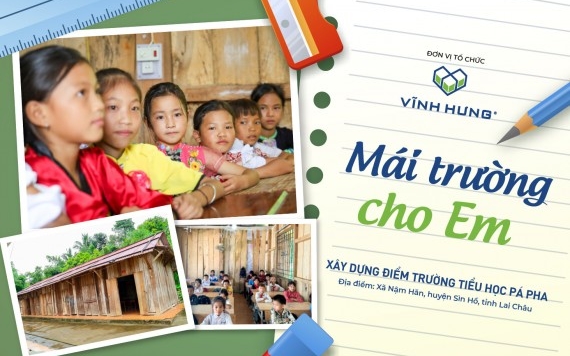 VĨNH HƯNG TRIỂN KHAI XÂY DỰNG ĐIỂM TRƯỜNG TỪ THIỆN - Vinh Hung JSC