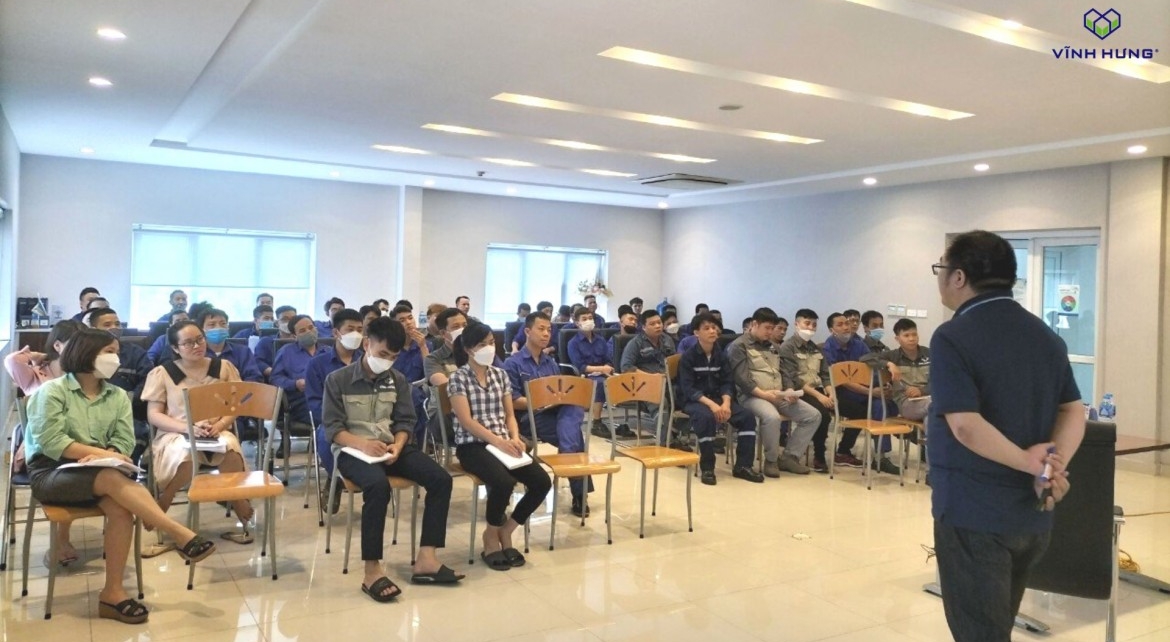Vĩnh Hưng tổ chức đào tạo nâng cao nguồn nhân lực - VĨNH HƯNG JSC