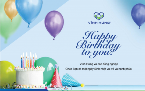 CHÚC MỪNG SINH NHẬT THÁNG 7 - Vinh Hung JSC