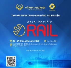 Vĩnh Hưng tham gia Asia Pacific Rail 2025 - VĨNH HƯNG JSC