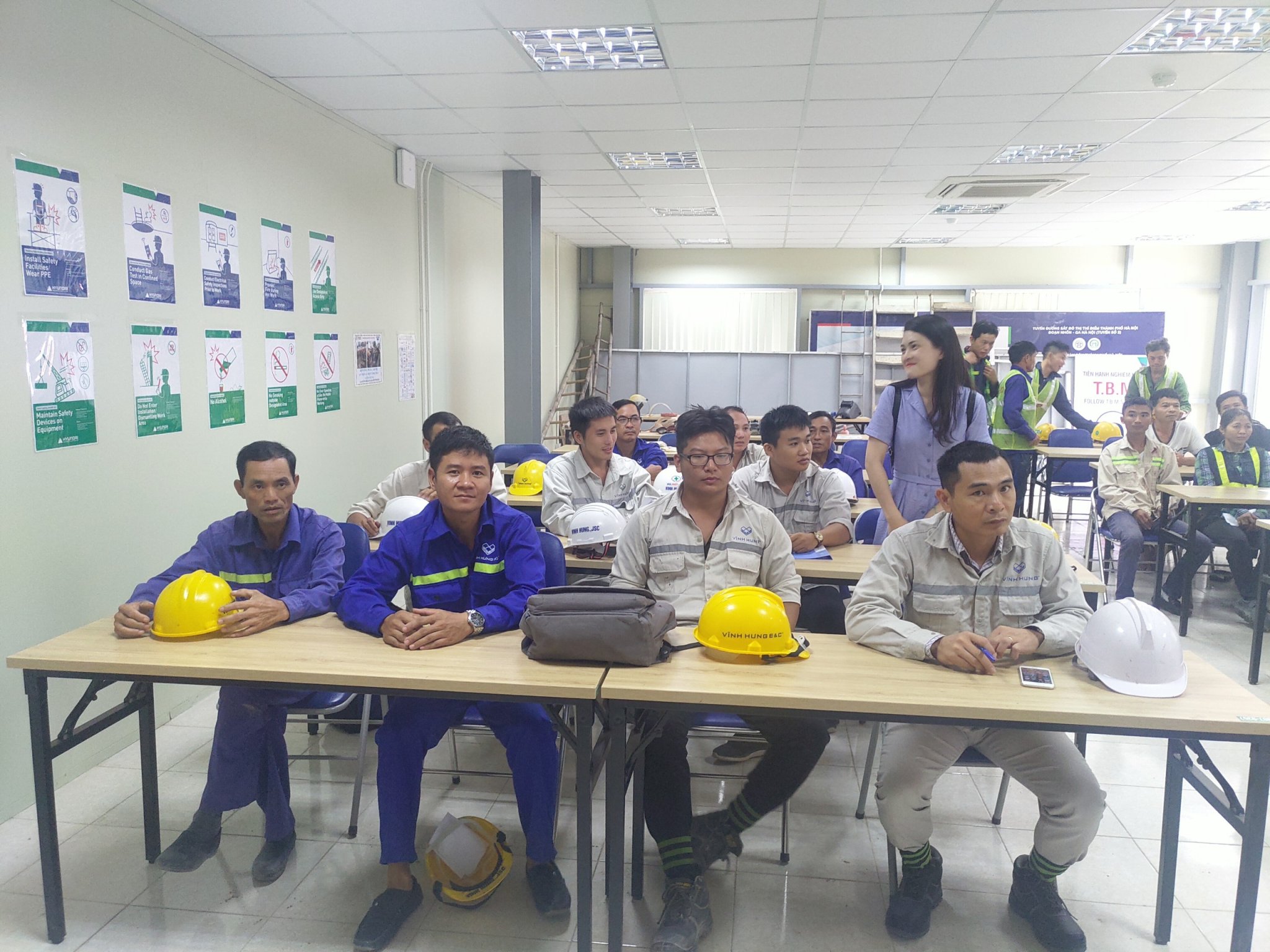Training course “Safety and sanitation” for site engineers and workers.