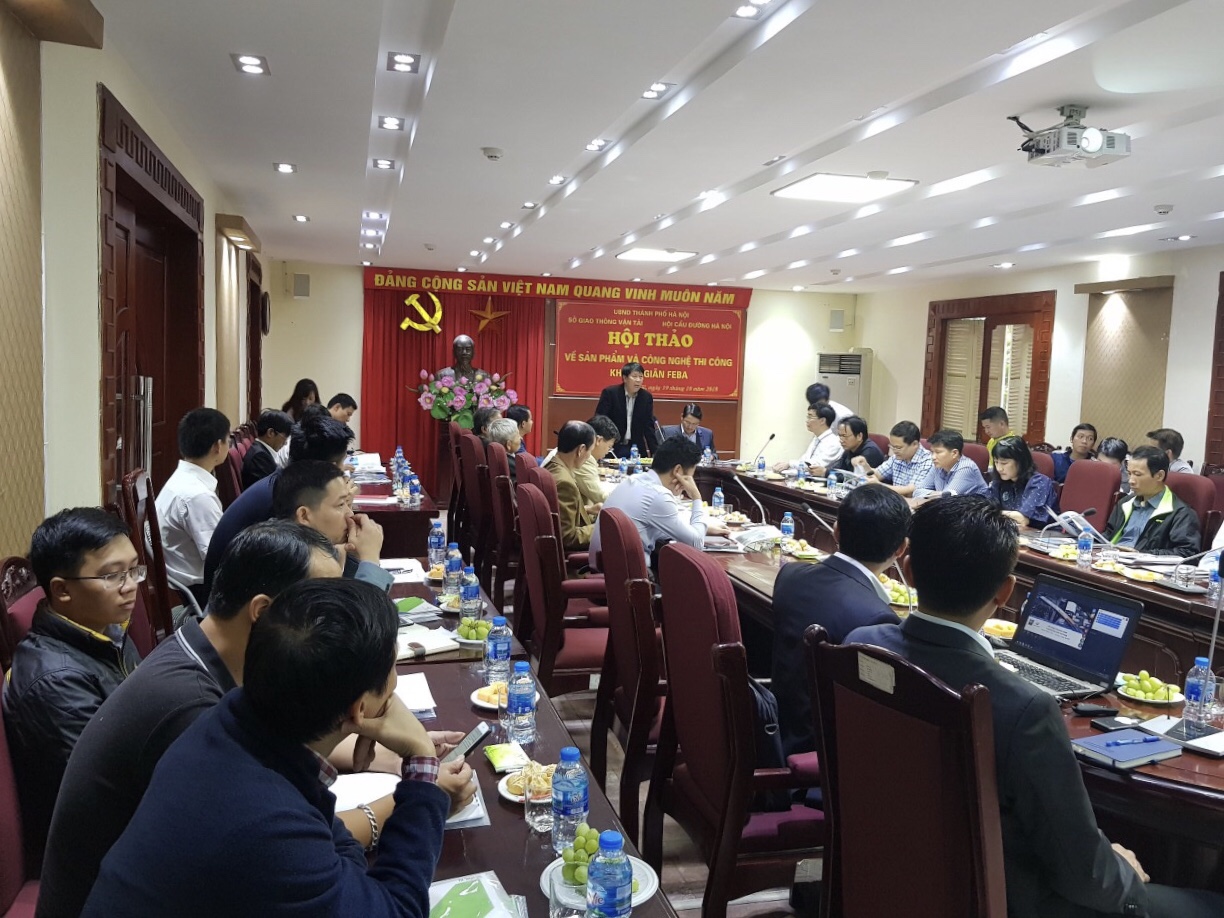 Hội thảo về sản phẩm và công nghệ thi công Khe co giãn Feba