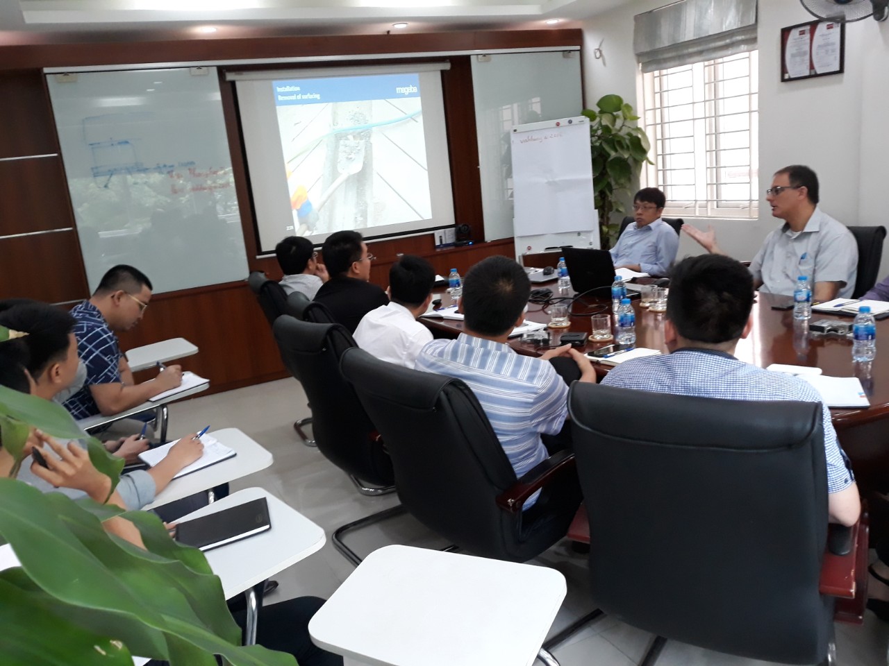 MAGEBA DIRECTLY ARRANGE WORKSHOP TO TRAIN VINH HUNG’S EMPLOYEES FOR THE NEW PRODUCTS