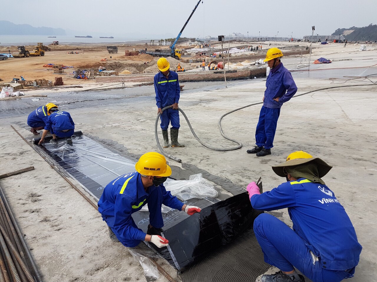 WATERPROOFING CONSTRUCTION OF SQUARE – HA LONG OCEAN PARK PLAZA PROJECT