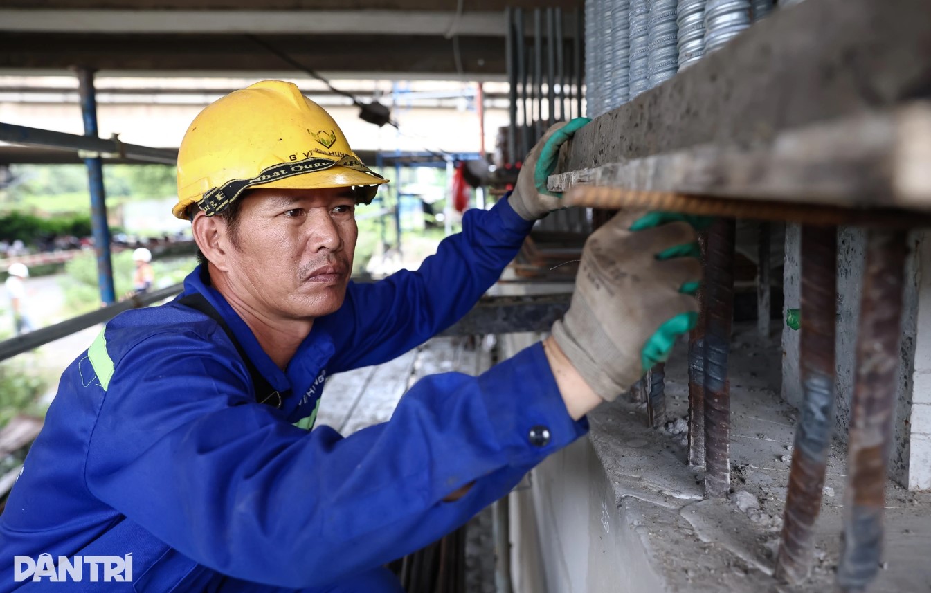 Nâng tĩnh không cầu Bình Phước 1 trên Quốc lộ 1