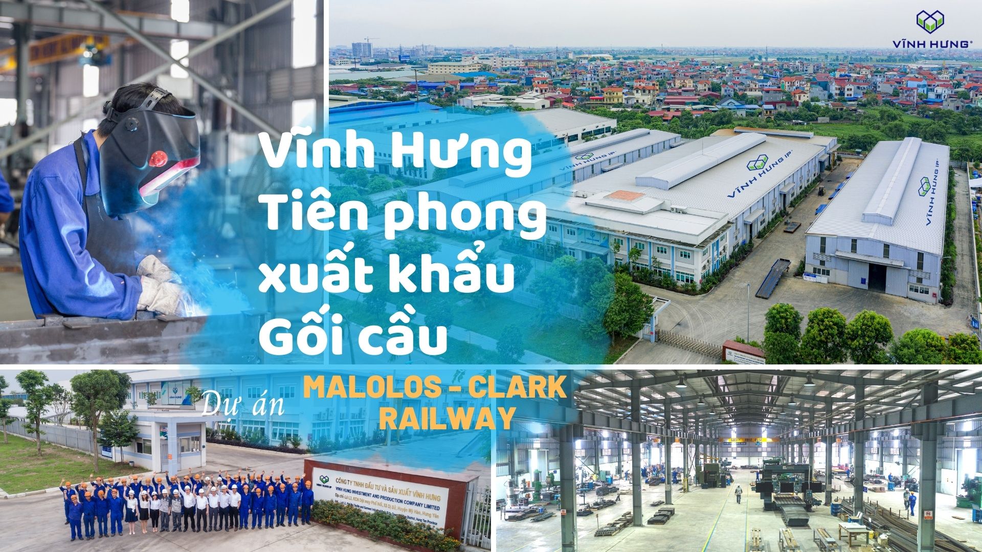 OVERVIEW OF VIETNAM FACTORY EXPORTING BRIDGE BEARINGS FOR MALOLOS-CLARK RAILWAY PROJECT (PHILIPPINES)
