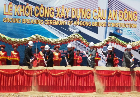 Lễ khởi công xây dựng dự án cầu An Đông