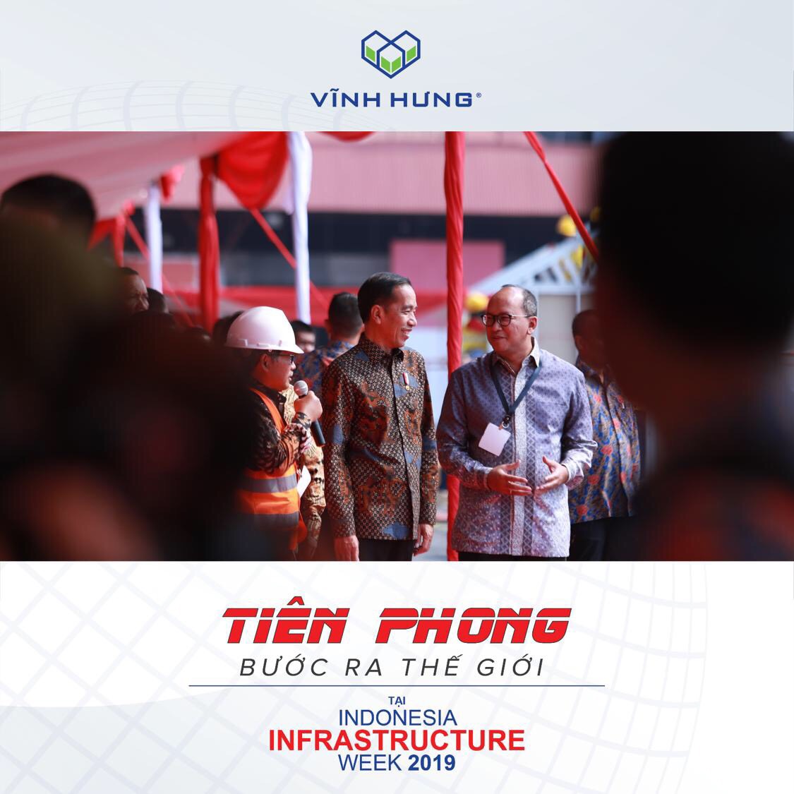VINH HUNG FIRMLY MOVES FORWARD IN THE WORLD AT THE BIGGEST EXHIBITION IN INDONESIA