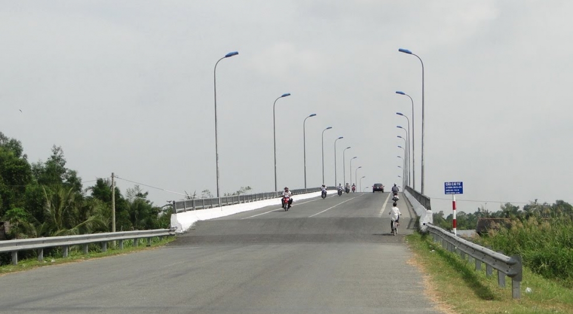 Construction for repair of Cai Tư Bridge at Km51+974, National Highway 61, Hau Giang Province
