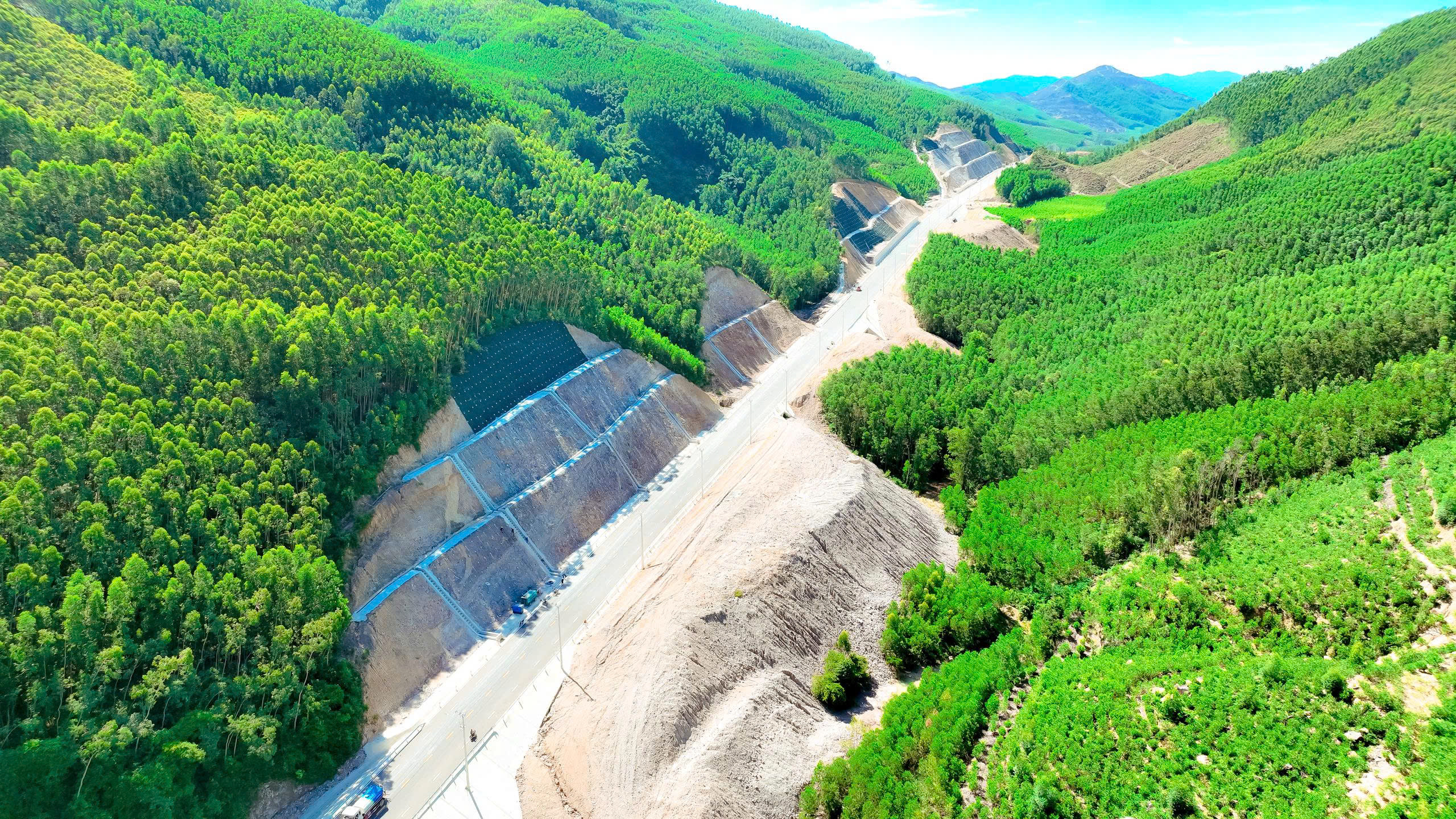 An Overview of Slope Stabilization Solutions on a Key Transportation Corridor in Binh Dinh Province