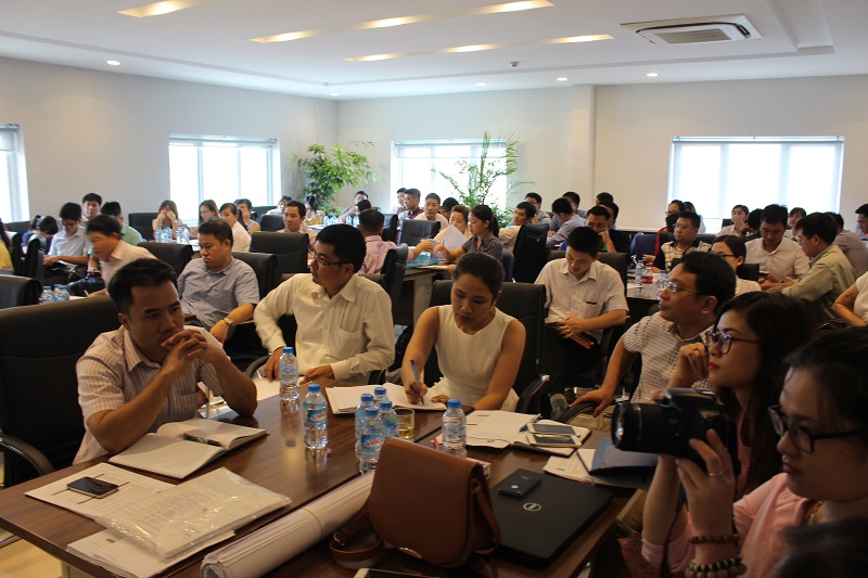 ORGANIZING TEAMWORK TRAINING COURSE FOR EMPLOYEES AT VINH HUNG IP FACTORY