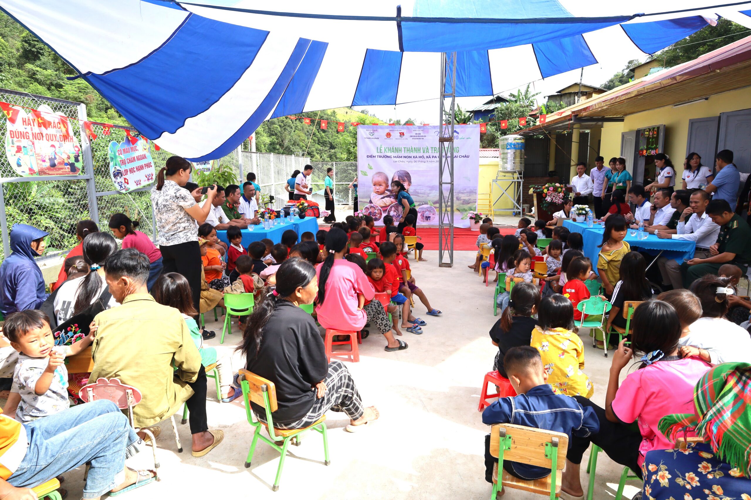 VĨNH HƯNG HOÀN THÀNH CHƯƠNG TRÌNH “MÁI TRƯỜNG CHO EM 2025”: MỘT MÁI TRƯỜNG MỚI GIỮA ĐẠI NGÀN LAI CHÂU