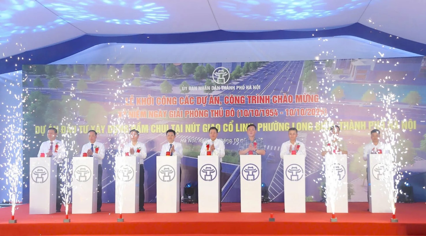 Khởi công Dự án đầu tư xây dựng hầm chui tại nút giao Cổ Linh