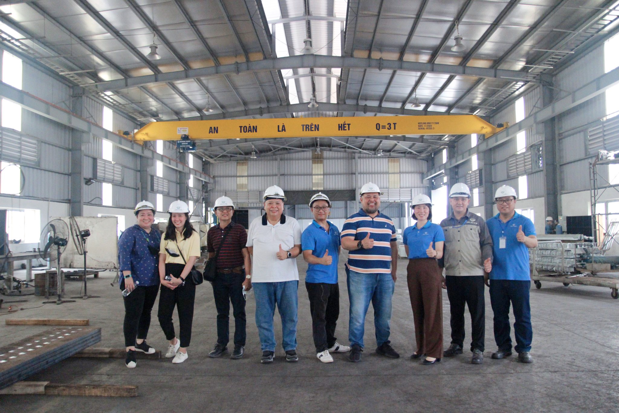 Representatives from Department of Public Works and Highways (DPWH) Philippines Visits Vinh Hung Factory