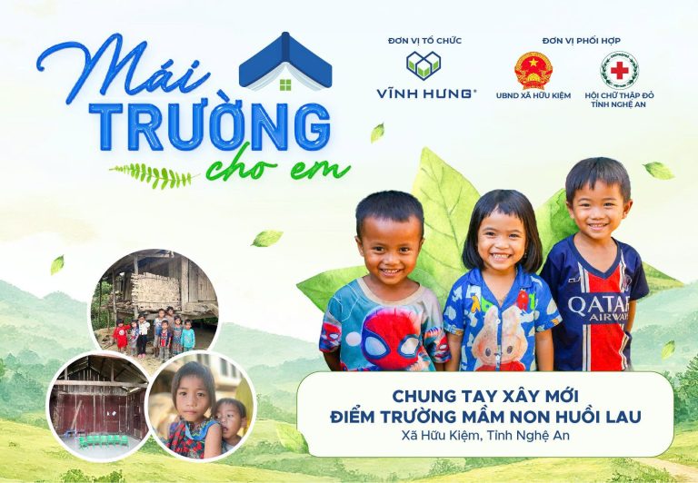 VĨNH HƯNG PHÁT ĐỘNG TRIỂN KHAI CHƯƠNG TRÌNH THIỆN NGUYỆN “MÁI TRƯỜNG CHO EM” NĂM 2026